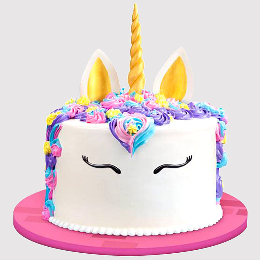 Unicorn Theme Fondant Cakes