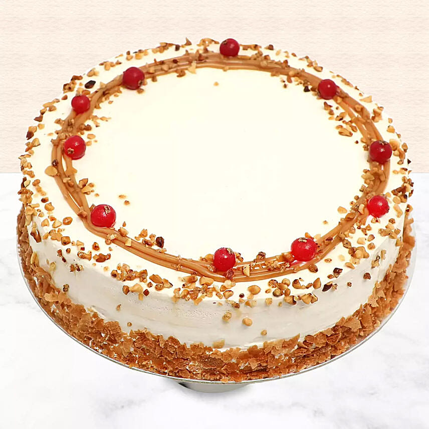 Online Yummy Butterscotch Cake Half Kg Gift Delivery in Bahrain FNP