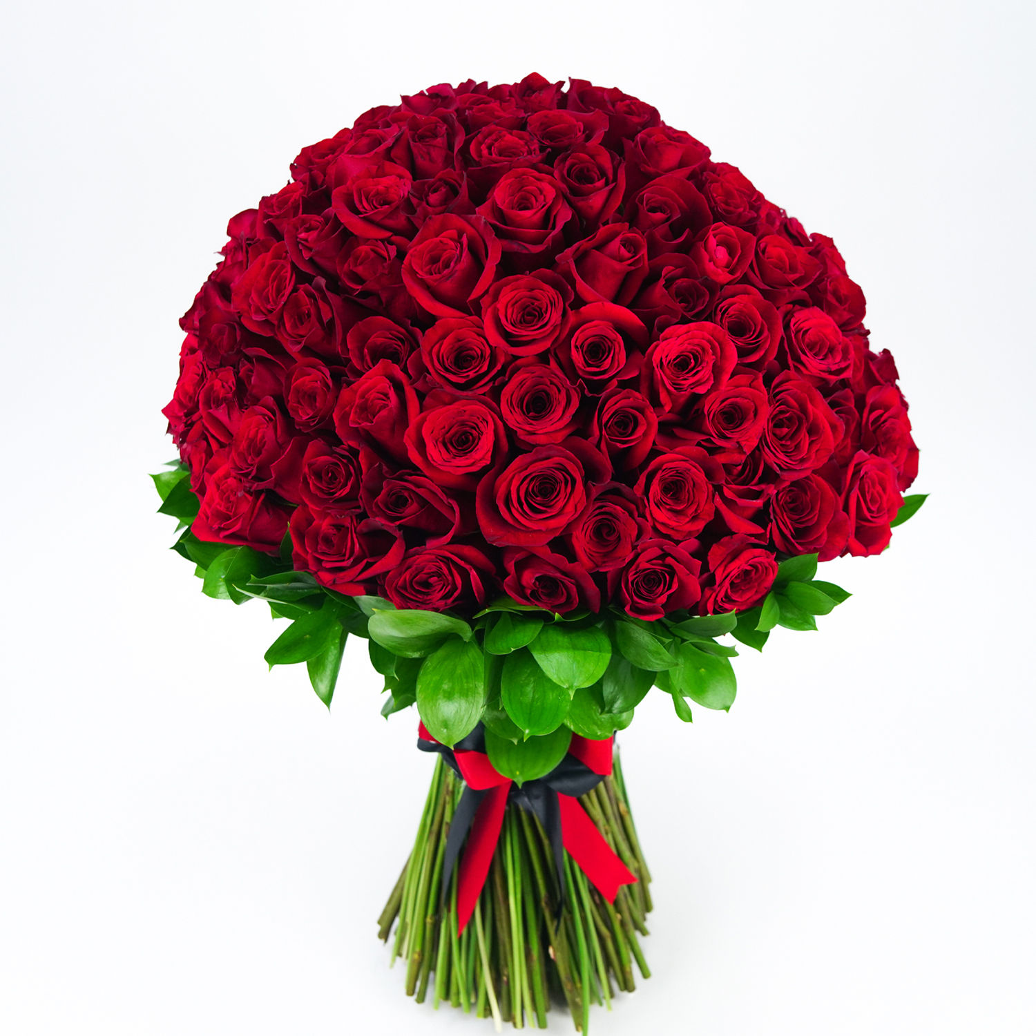 Online Hand Tied 150 Roses Bunch Gift Delivery in Egypt - FNP