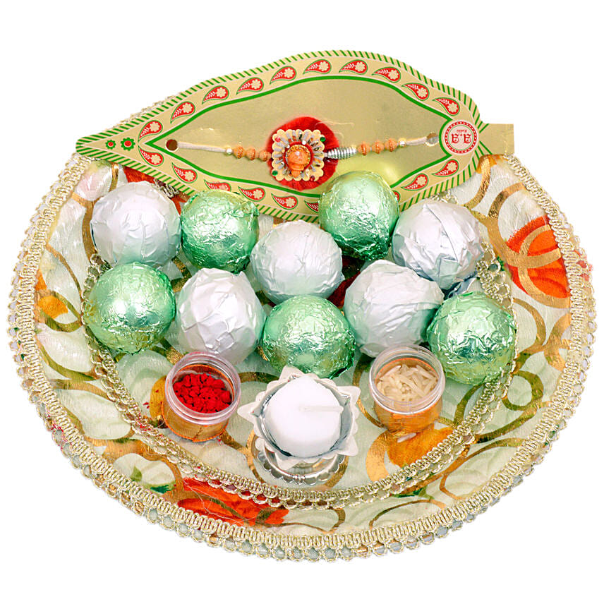 Small Raksha Bandhan Tray In Uae Gift Small Raksha Bandhan Tray