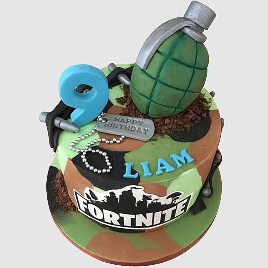 Online Fortnite Cake Fortnite Birthday Cake Birthday Cakes Fortnite Ferns N Petals