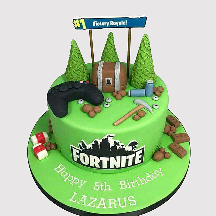 Online Fortnite Cake Fortnite Birthday Cake Birthday Cakes Fortnite Ferns N Petals