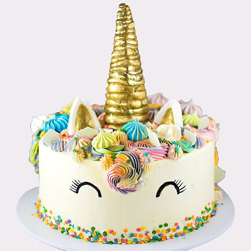 Mystical Unicorn Vanilla Cake