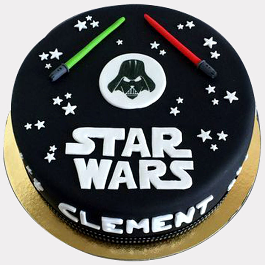 Online Star Wars Magical Wands Vanilla Cake Gift Delivery In Uae Ferns N Petals