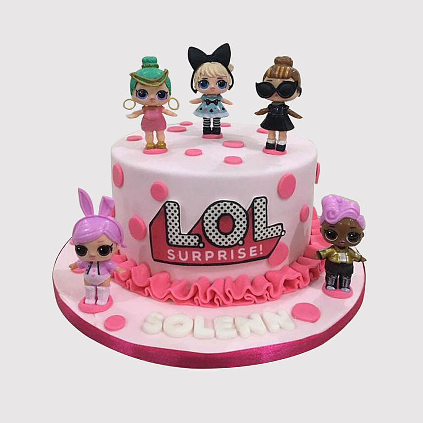 Online Lol Dolls Red Velvet Cake Gift Delivery in UAE - FNP