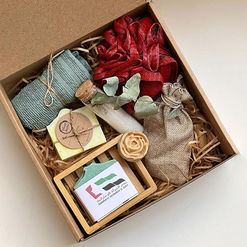 Online Emirati Women's Day Large Box Gift Delivery in UAE FNP