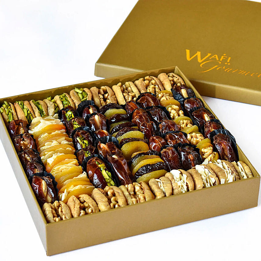 Online Stuffed Dry Fruits and Dates By Wafi Gift Delivery in UAE FNP