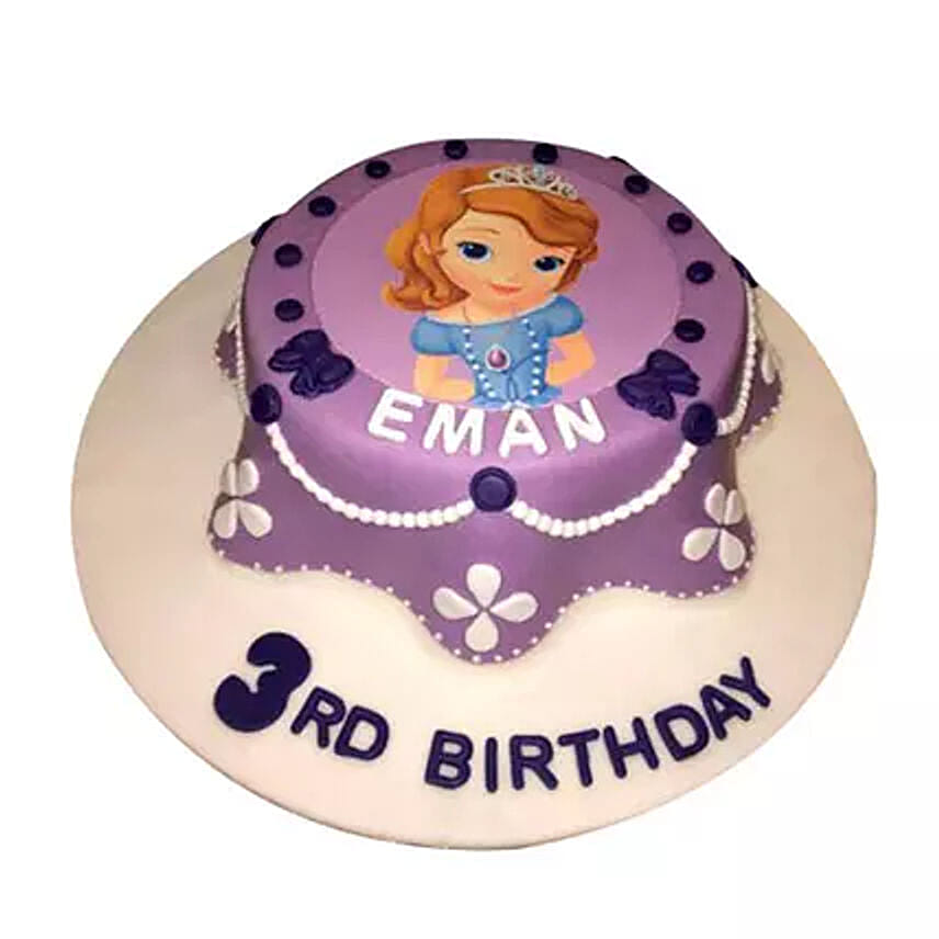 Online Princess Sofia Chocolate Cake 1 Kg Gift Delivery In Saudi Arabia Ferns N Petals