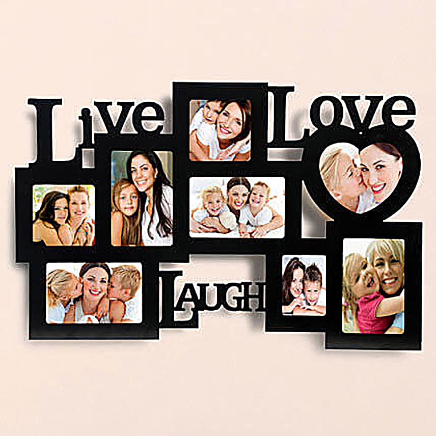 Online Personalized Live Love Laugh Frames Gift Delivery in Singapore FNP