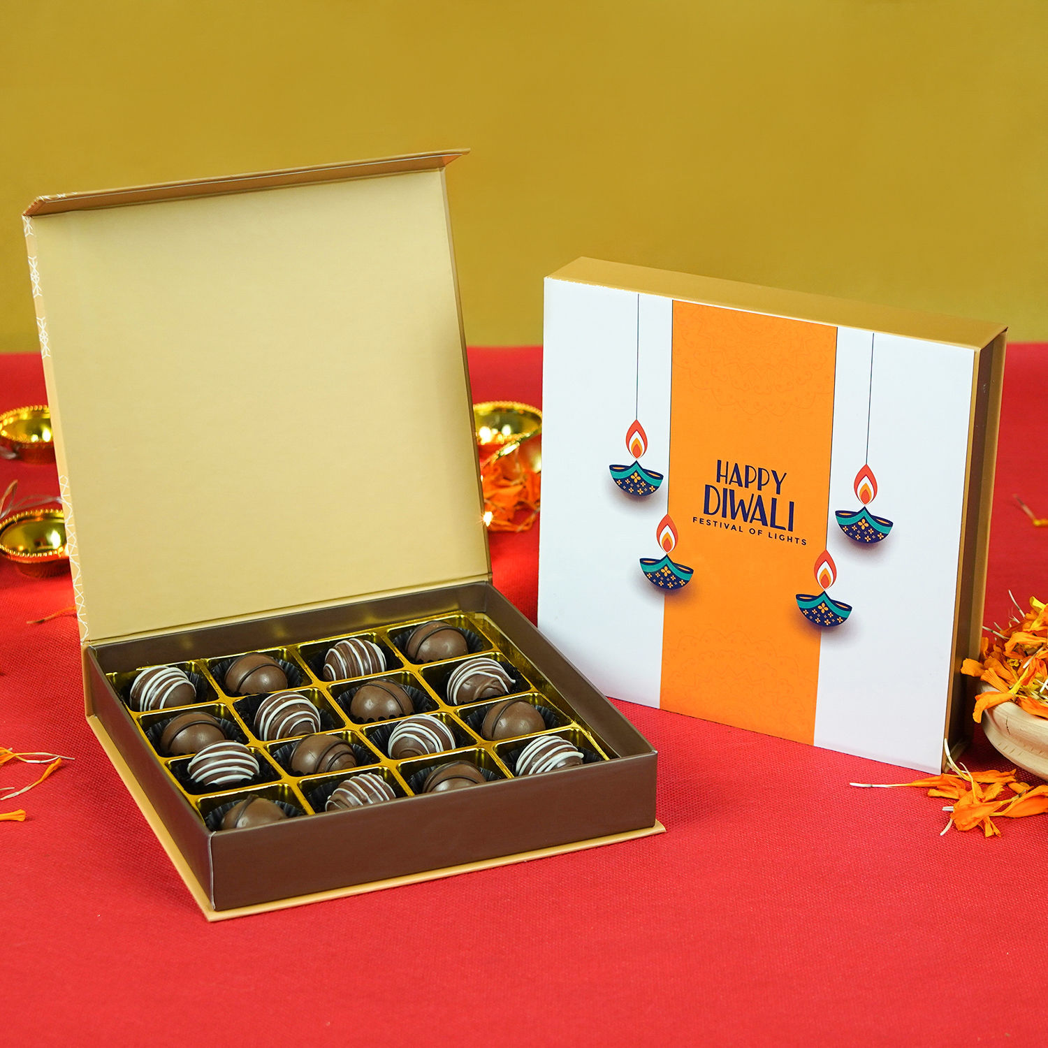Online Diwali Chocolate Truffle Box Gift Delivery in UAE FNP